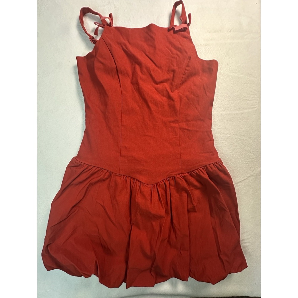 New Art Red Girls Short Dress Size 10/12